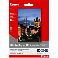 CANON SEMI GLOSS PHOTO PAPER 260GSM 4x6 INCH SG-201 20 Sheets Pack
