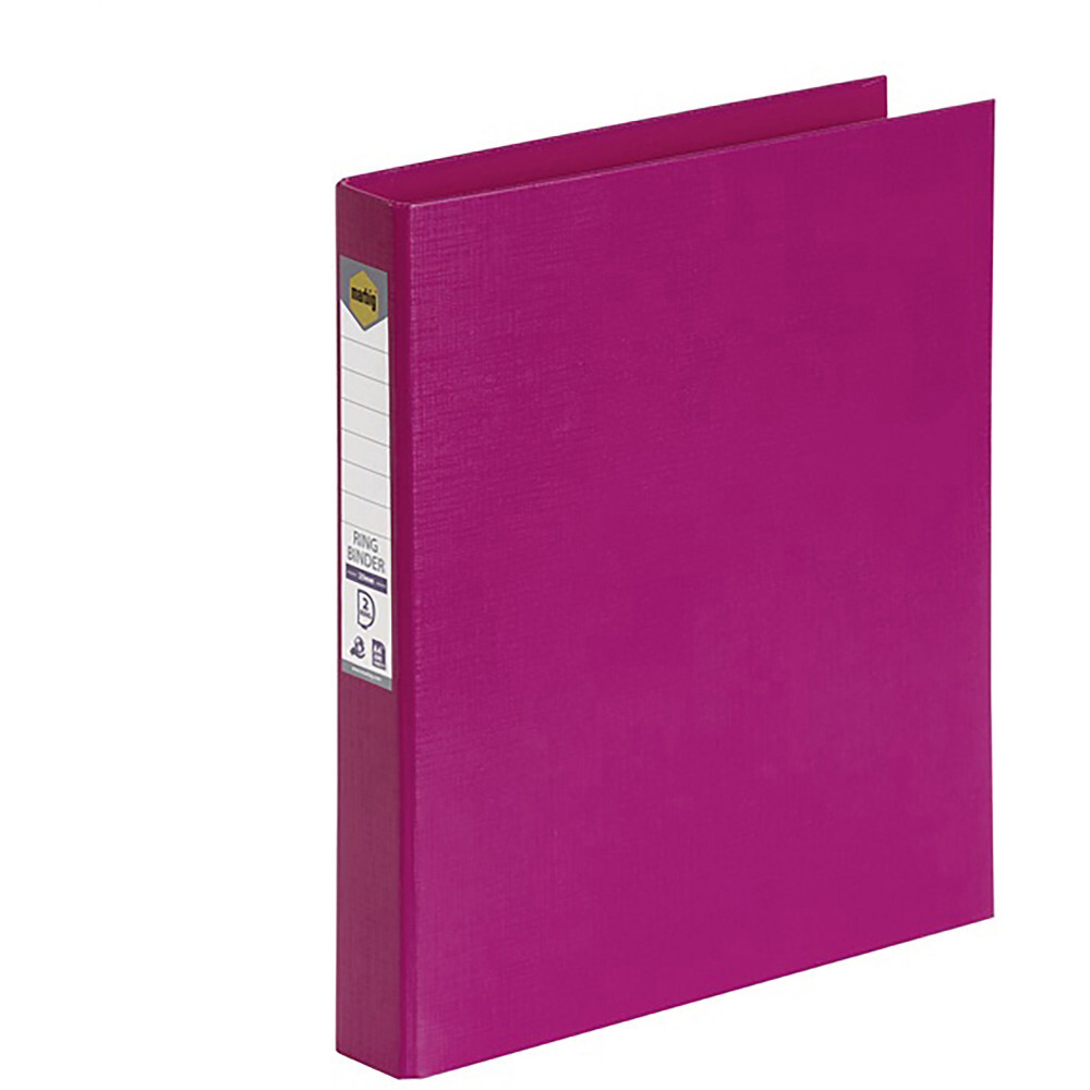 Binders & Folders - Marbig® Soft Cover Binder A4 2D Ring Assorted