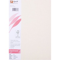 QUILL 90GSM A4 PARCHMENT PAPER Natural 100 Sheets Pack