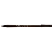 ARTLINE SUPREME FINELINER PENS 0.4mm Black Pack of 12