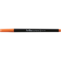 ARTLINE SUPREME FINELINER PENS 0.4mm Dark Orange Pack of 12