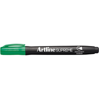 ARTLINE SUPREME PERMANENT Markers Green Pack of 12