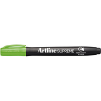 ARTLINE SUPREME PERMANENT Markers Lime Pack of 12