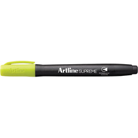 ARTLINE SUPREME PERMANENT Markers Yellowish Green Pack of 12