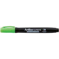 ARTLINE SUPREME PERMANENT Glow Markers Green Pack of 12