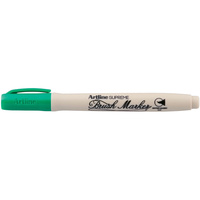 ARTLINE SUPREME BRUSH MARKER Green Box of 12