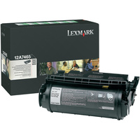 LEXMARK TONER CARTRIDGE 12A7465 Black