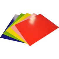 RAINBOW POSTER BOARD 400GSM 510mm x 640mm Assorted 10 Sheets Pack