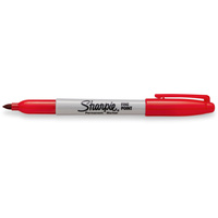 SHARPIE FINE POINT MARKER Permanent 1.0mm Fine Racey Red