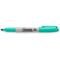 SHARPIE FINE POINT MARKER Permanent 1.0mm Fine Jetset Jade