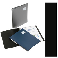 MARBIG REFILLABLE DISPLAY BOOK Pro Series A4 20 Pocket Black