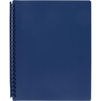 MARBIG REFILLABLE DISPLAY BOOK A4 20 Pocket Dark Blue