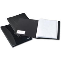 REXEL SOFT TOUCH DISPLAY BOOK A4 Smooth 36 Pockets Black