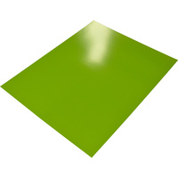 RAINBOW POSTER BOARD 400GSM 510mm x 640mm Lime 10 Sheets Pack