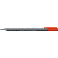 STAEDTLER FINELINER 334 Triplus 0.3mm Red Pack of 10