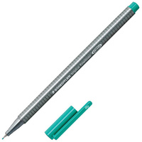 STAEDTLER FINELINER 334 Triplus 0.3mm Turquoise Pack of 10