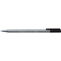 STAEDTLER FINELINER 334 Triplus 0.3mm Black Pack of 10