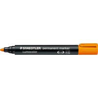 STAEDTLER PERMANENT MARKER 352 Bullet Orange Box of 10