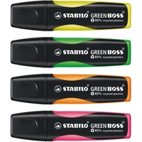 STABILO GREEN BOSS HIGHLIGHTER 83% Recycled Yellow