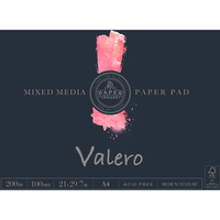 The Paper House Valero Mixed Media Pad A4 200gsm 100 Sheets