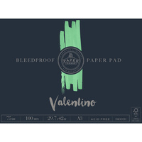 The Paper House Valentino Bleedproof Pad A3 75gsm 100 Sheets