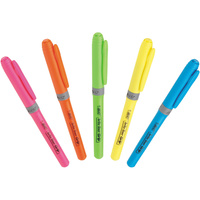 BIC BRITELINER HIGHLIGHTERS Assorted Colours Pack of 5