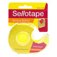 Sellotape Sticky Tape 18mmx25m With Dispenser Clear