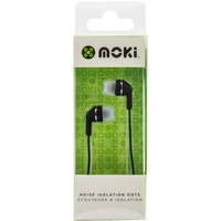 Moki Dots Noise Isolation Earbuds Black