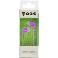 Moki Dots Noise Isolation Earbuds Pink