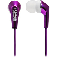 Moki Metallics Earphones Pink