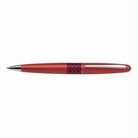 PILOT MR BALLPOINT PEN MR3 Wave Metallic Red Barrel  Medium Black Ink