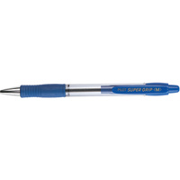 PILOT BPGP-10R SUPERGRIP PEN Retractable Medium Blue