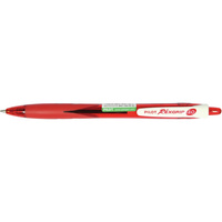 PILOT BEGREEN REXGRIP Retractable Ballpoint Pen Medium Red