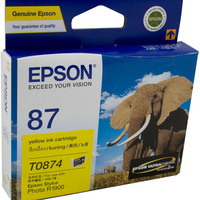 EPSON INK CARTRIDGE C13T087490 - T0874 Yellow