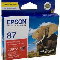 EPSON INK CARTRIDGE C13T087790 - T0877 Red