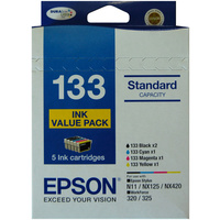 EPSON INK CARTRIDGE C13T133694 - 133 Value Pack Colour