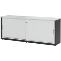 LOGAN CREDENZA 1200MM X 730MM X 450MM White & Ironstone