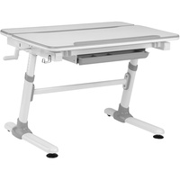 GIANT SERIES SURFACE DESK Grey - Wider Desktop & Castors Feet Design