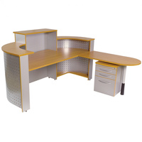 SYLEX ESCAPE SYSTEM FURNITURE Reception Counter 1800mm Beech