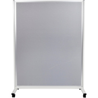 MOBILE DISPLAY PANELS D/SIDED 150x120CM Fabric Grey