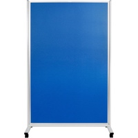 MOBILE DISPLAY PANELS D/SIDED 180x120 CM Fabric Blue