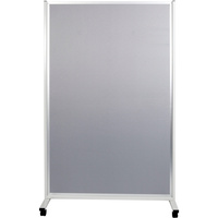 MOBILE DISPLAY PANELS D/SIDED 180x120 CM Fabric Grey