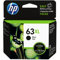 HP INK CARTRIDGE F6U64AA - 63XL High Yield Black