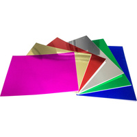 RAINBOW FOIL BOARD 270GSM A4 Assorted 50 Sheets