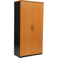 LOGAN CUPBOARD 1800MM X 900MM Full Door Beech & Ironstone