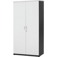 LOGAN CUPBOARD Full Door 1800x900mm White & Ironstone