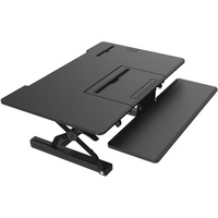 SYLEX FEHARISEGR91BKSit/Stand Desk STRAIGHT ERGOLATORBlack