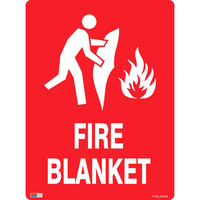 SAFETY SIGNAGE - FIRE Fire Blanket 450mmx600mm Polypropylene