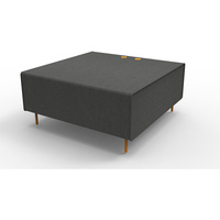 RAPIDLINE FLEXI LOUNGE SINGLE SEAT MODULE Charcoal Ash