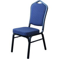 FUNCTION CHAIR Blue Fabric / Black Frame